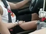 Тайская пара Секс в автомобиле