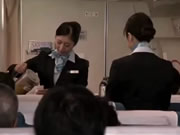 Японская стюардесса Публичная нагота